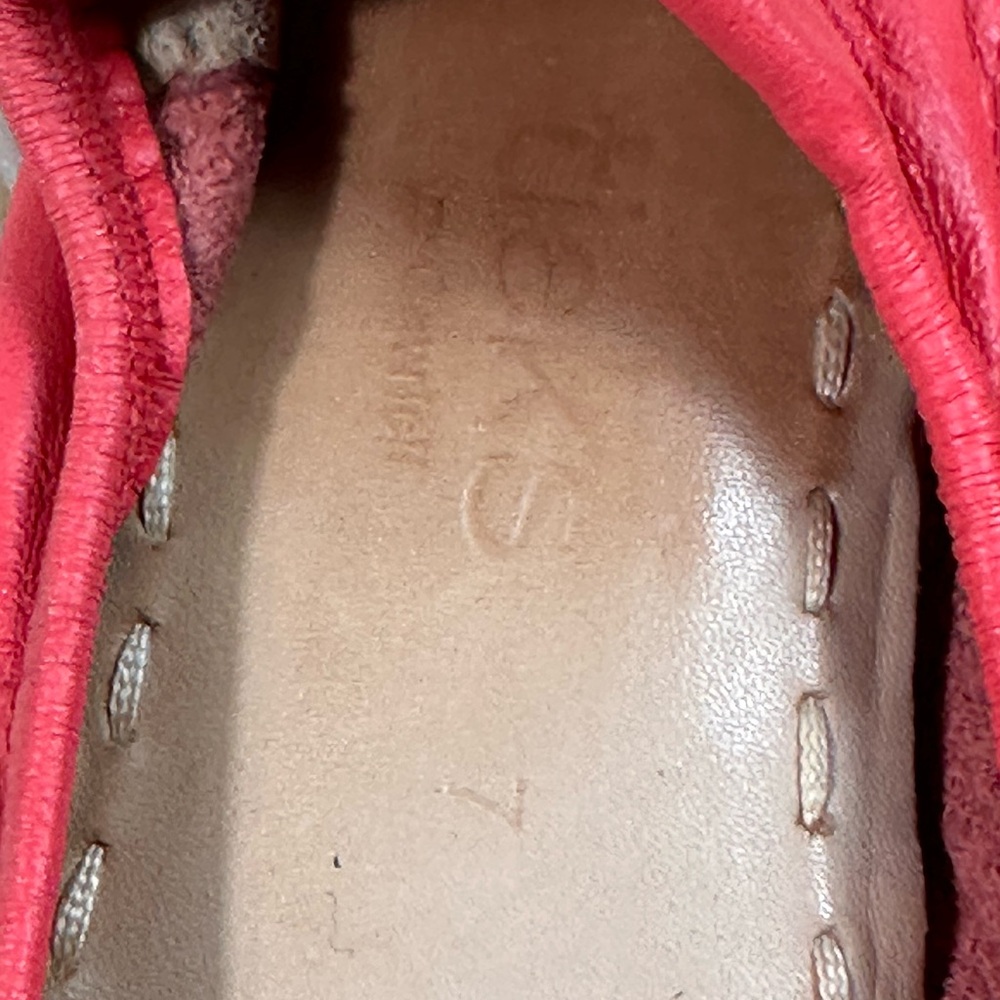 Tieks leather flats in coral pink - Picture 3 of 6